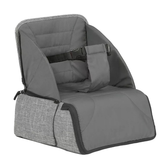 🎒CONTOURS // Explore 2-in-1 Portable Booster Seat and Diaper Bag (Graphite) - Picture 1 of 11